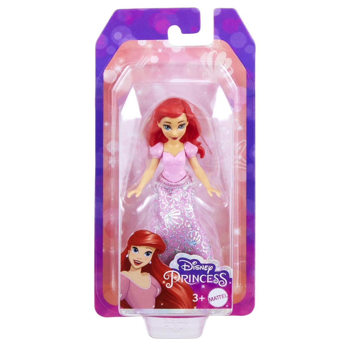 Poze Papusa mini, Disney Princess, Ariel, HLW77