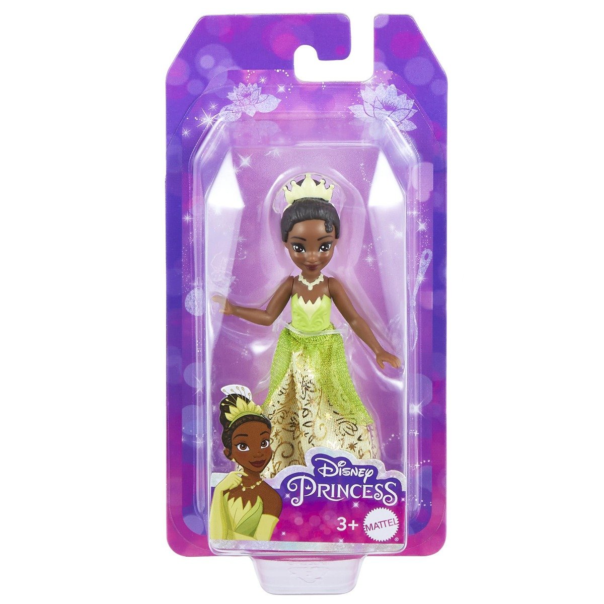 Papusa mini, Disney Princess, Tiana, HLW71 DISNEY