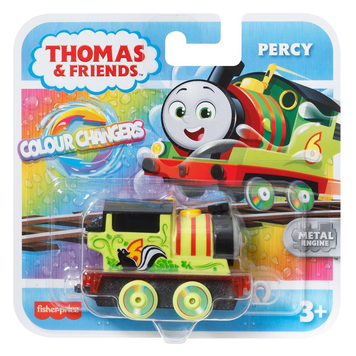 Locomotiva metalica, Thomas and Friends, Color Change, Percy, HMC46 and imagine 2022 protejamcopilaria.ro