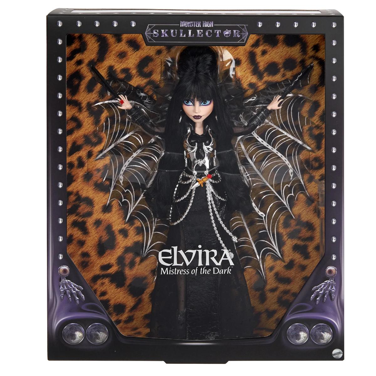 Papusa Monster High Skullector, Mistress of the Dark, Elvira, HYV99