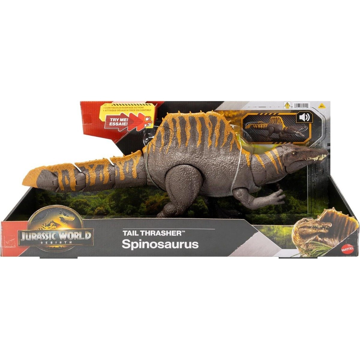 Figurina articulata, Jurassic World Rebirth, Tail Thrashers, Spinosaurus, JGB56