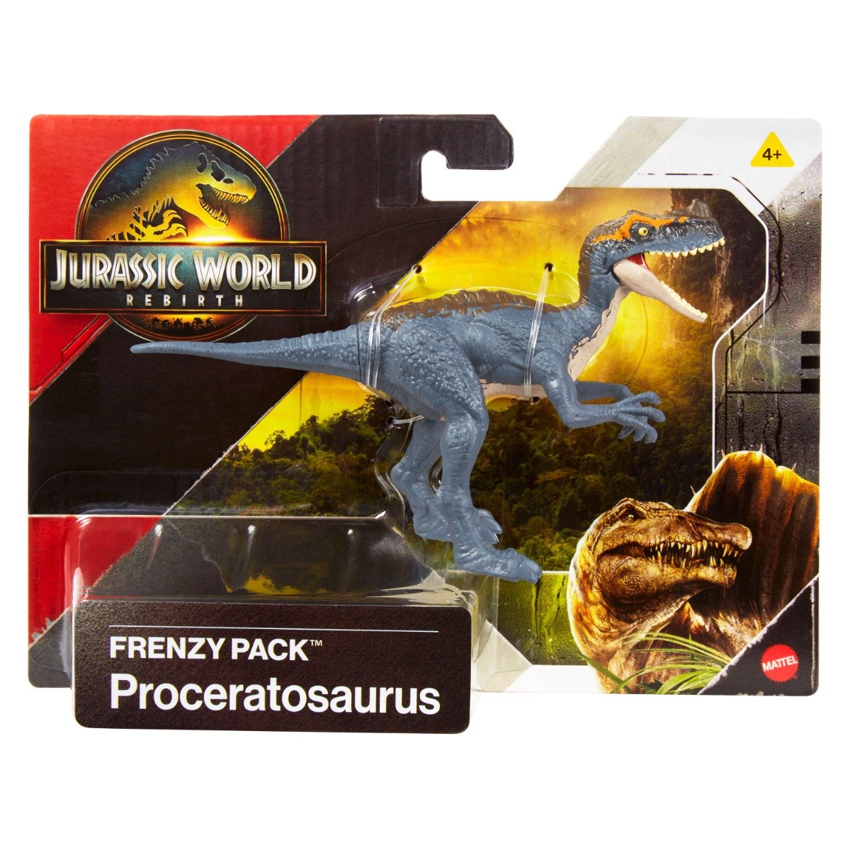 Figurina articulata, Jurassic World Rebirth, Frenzy Pack, Proceratosaurus, JCL55