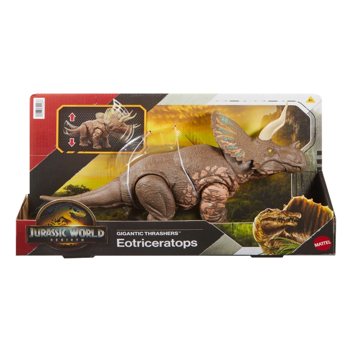 Figurina articulata, Jurassic World Gigantic Thrashers, Eotriceratops, JGB93