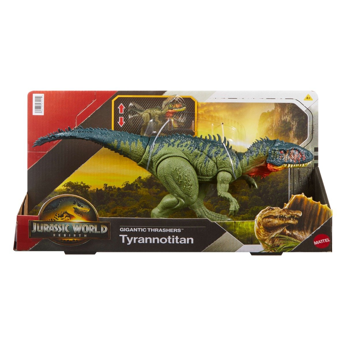 Figurina articulata, Jurassic World Gigantic Thrashers, Tyrannotitan, JCL75