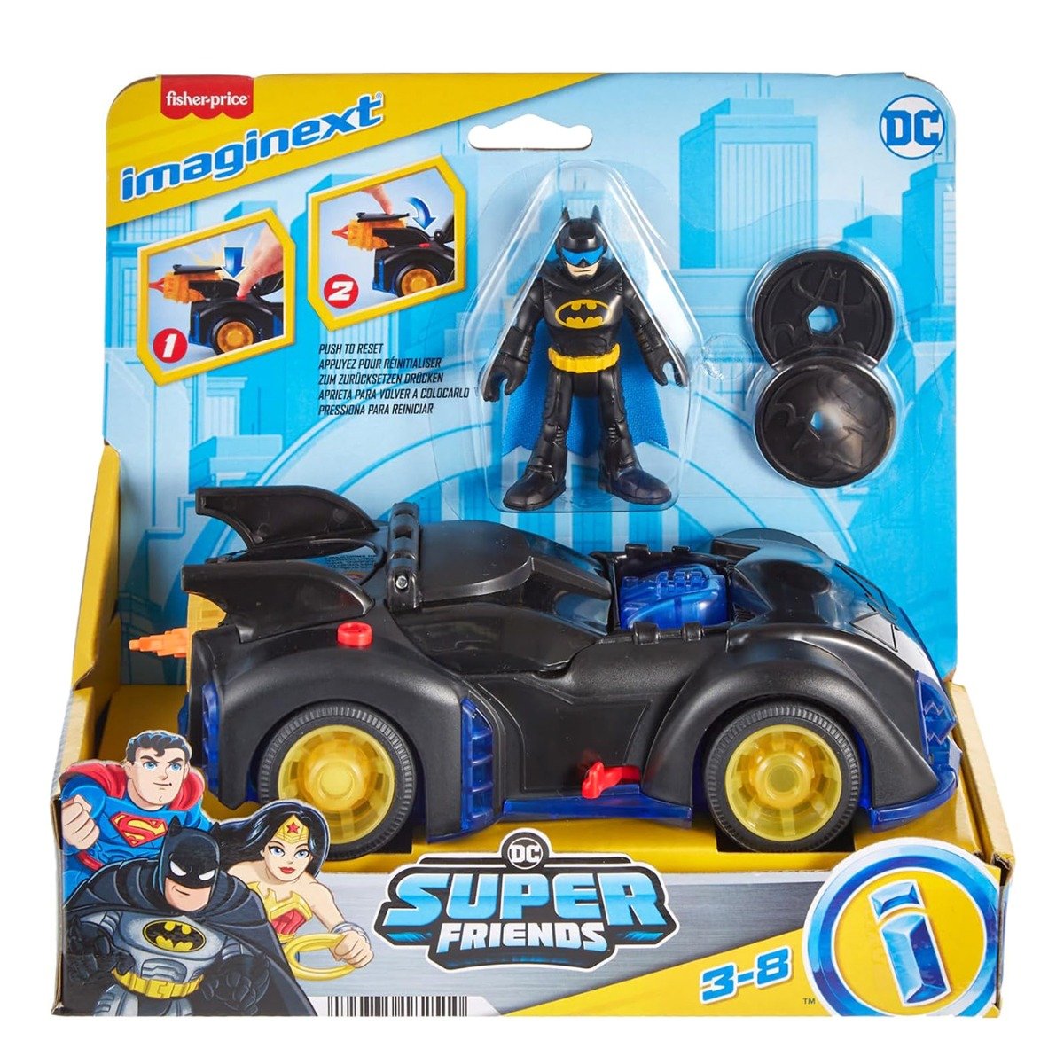 Set de joaca, Imaginext, DC Super Friends, Batman, HRP08