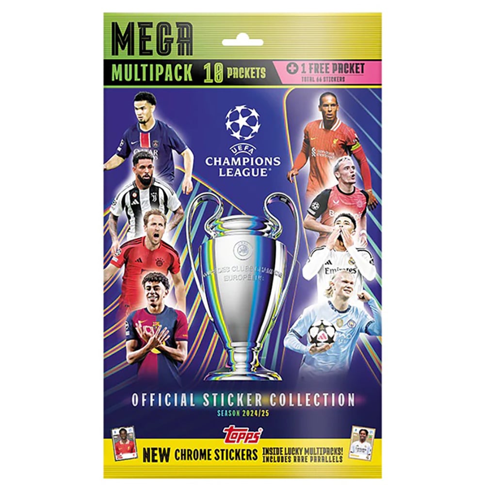 Set stickere, Topps, Champions League 2024-2025, Mega Multipack