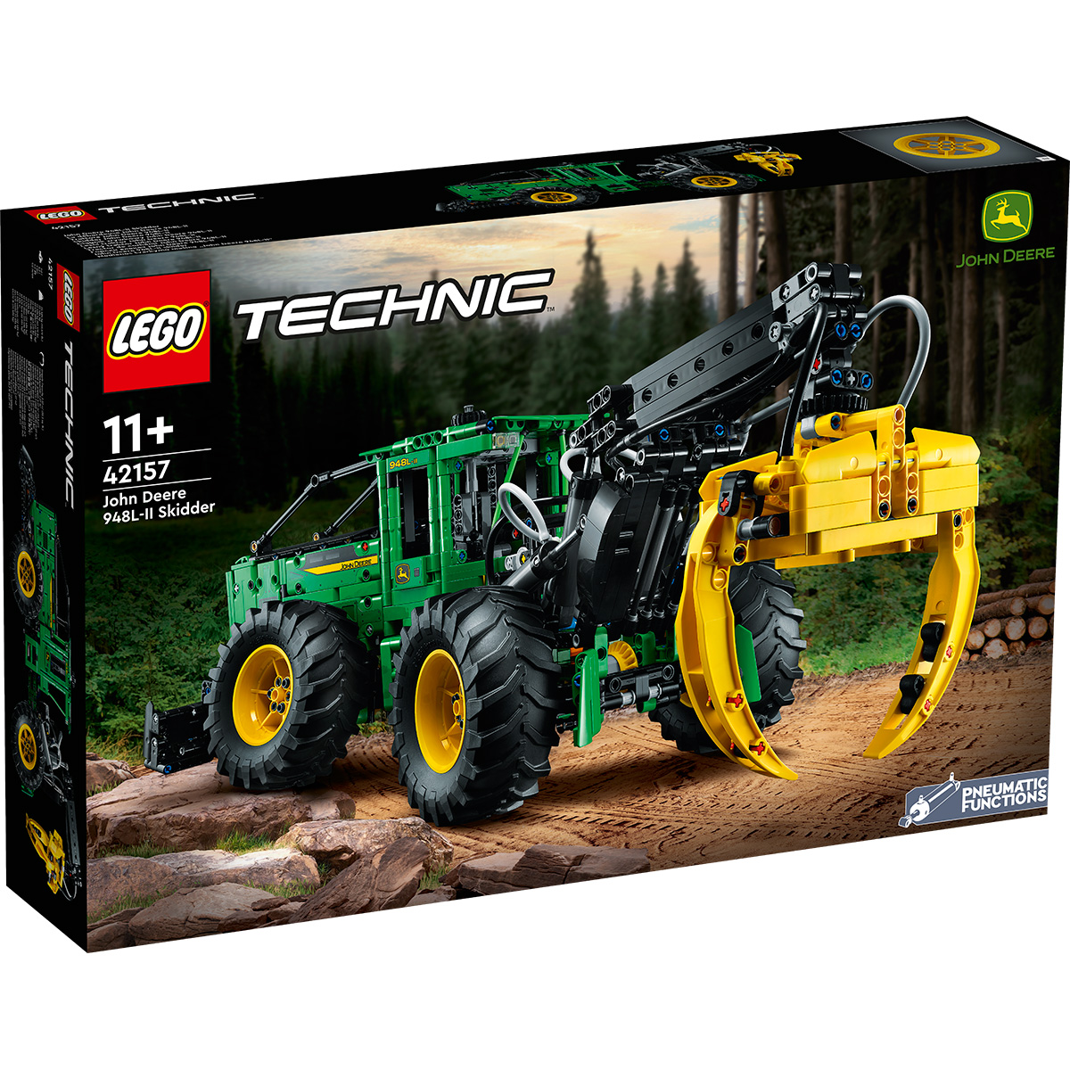 LEGO® Technic – Tractor de corhanit John Deere 948L-II (42157) (42157) imagine noua responsabilitatesociala.ro