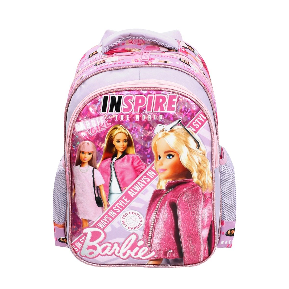 Ghiozdan cu 2 compartimente Inspire The World, Barbie