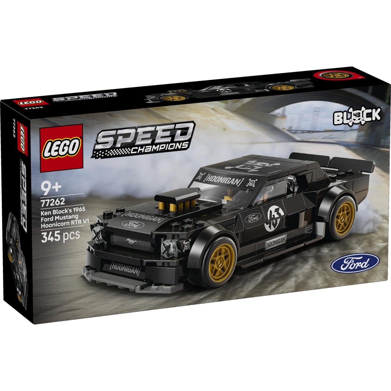 LEGO&Acirc;&reg; Speed Champions - 65 Ford Mustang Hoonicorn V1 al lui Ken Block (77262)