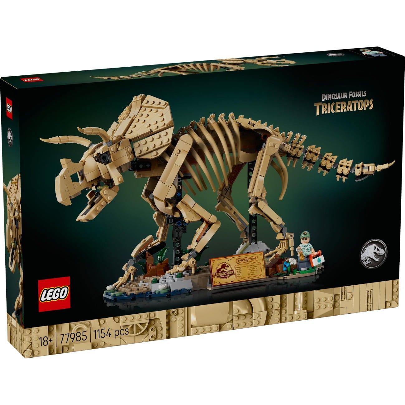 LEGO&Acirc;&reg; Jurassic World - Fosile de Dinozaur: Triceratops (77985)