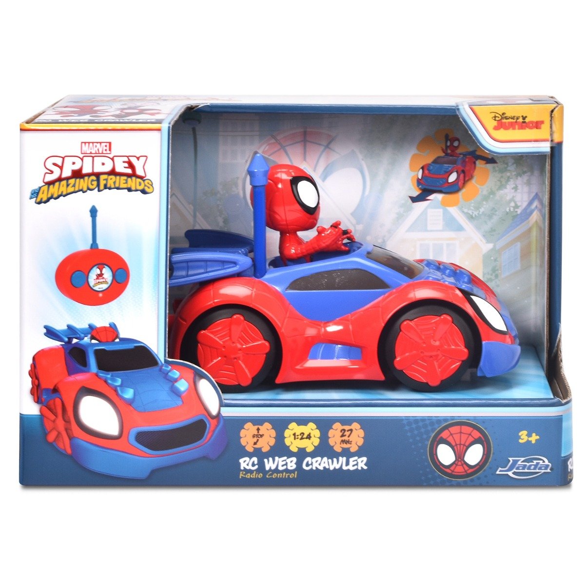 Masina cu telecomanda, Jada, Spidey, 1:24