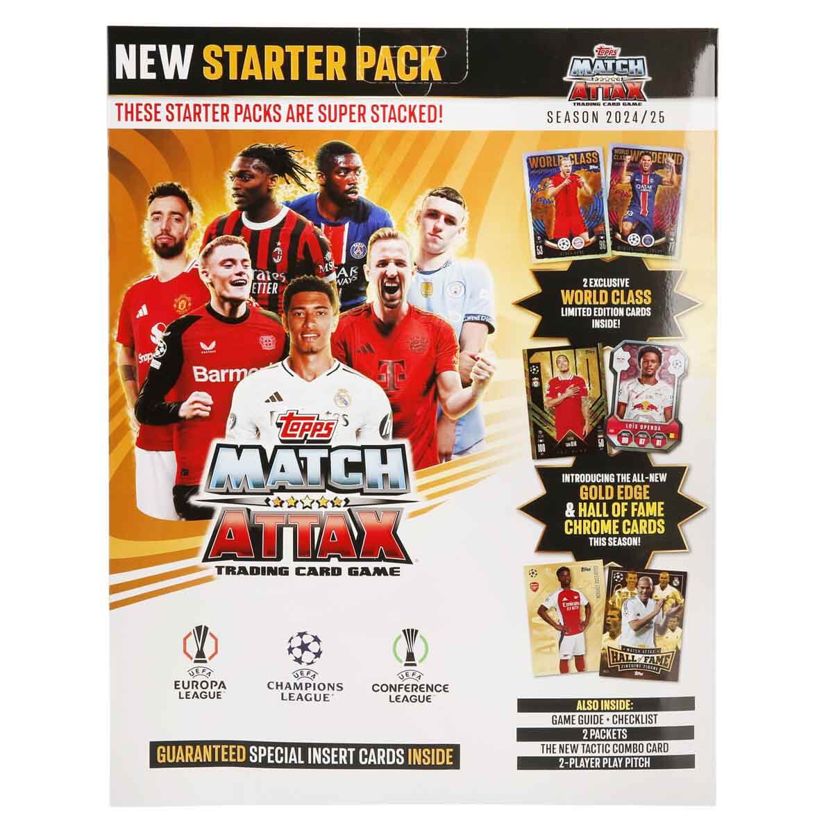 Set cartosase New Starter Pack, Topps, UEFA Match Attax 2024-2025