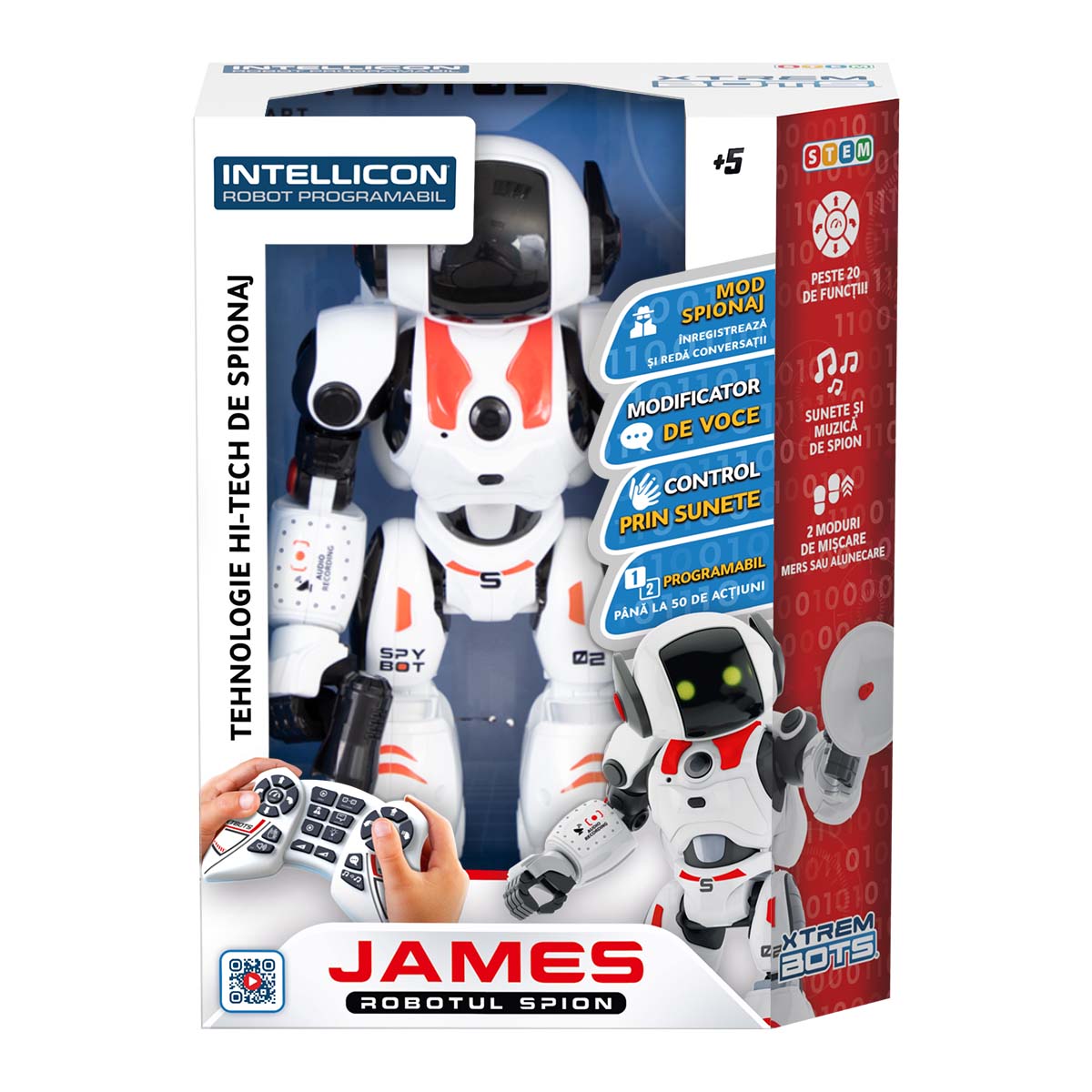 Robot Interactiv, Blue Rocket, James The Spy Bot