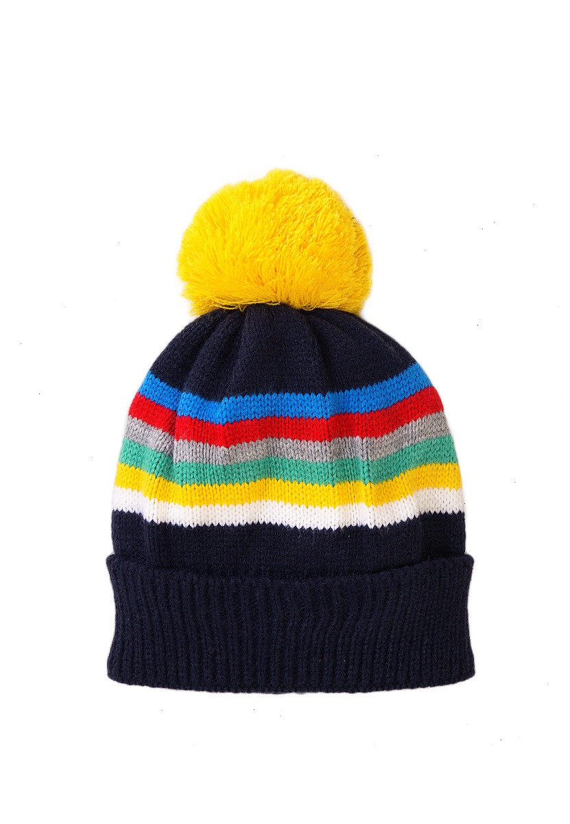 Caciula tricotata, cu ciucuras Minoti, Tb Hat, multicolor Minoti