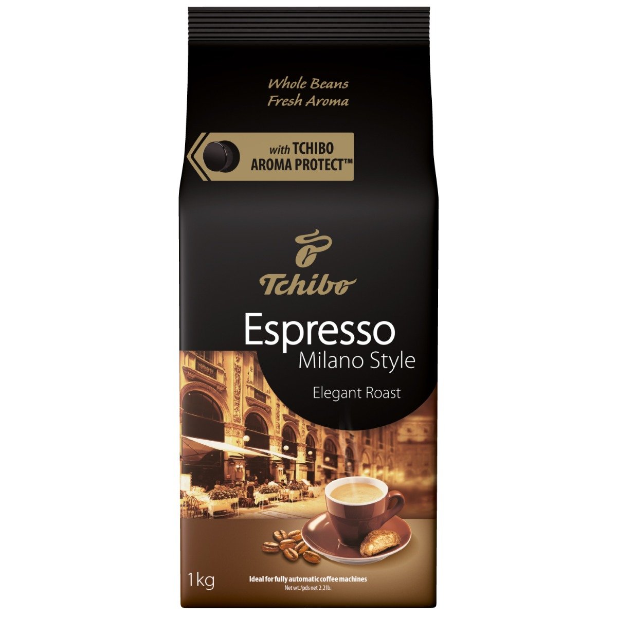 Cafea prajita boabe Tchibo Espresso Milano Style, 1 kg