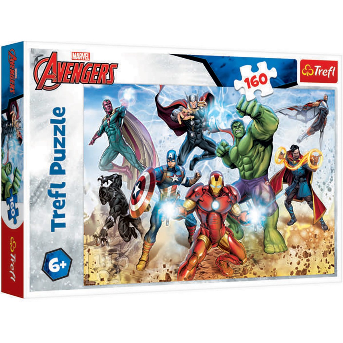 Puzzle Trefl, Avengers, Gata pentru a salva lumea, 160 piese noriel.ro imagine noua