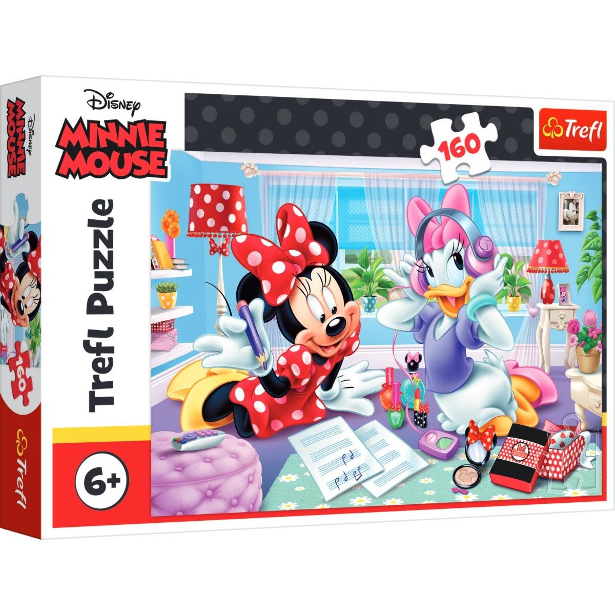 Puzzle Trefl 160 piese, O zi cu prietena cea mai buna, Disney Minnie Mouse 160