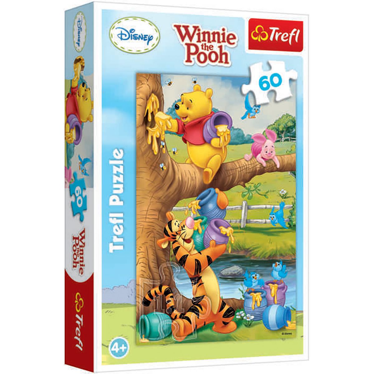 Puzzle Trefl, Winnie the Pooh, Un pic de ceva, 60 piese noriel.ro