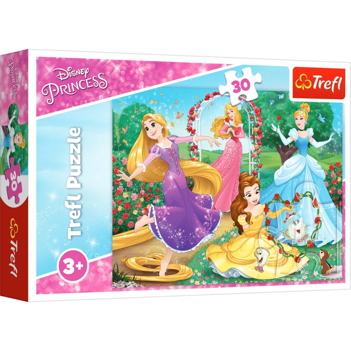 Puzzle Trefl 30 piese, Fii o printesa, Disney Princess Disney