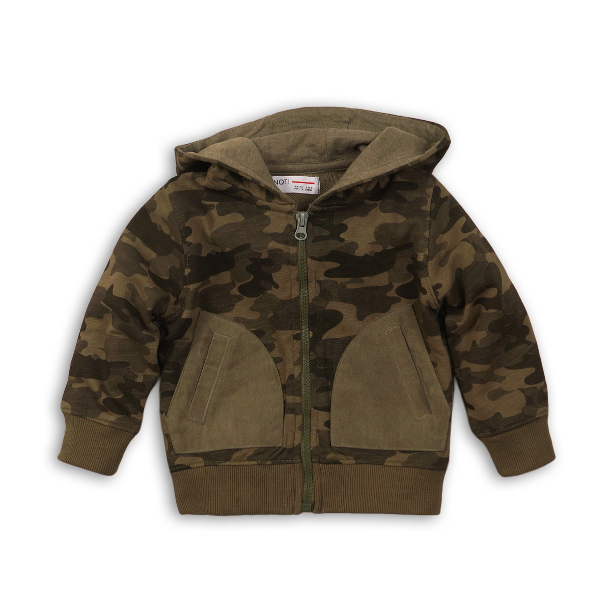 hanorac camuflaj cu fermoar minoti tiger