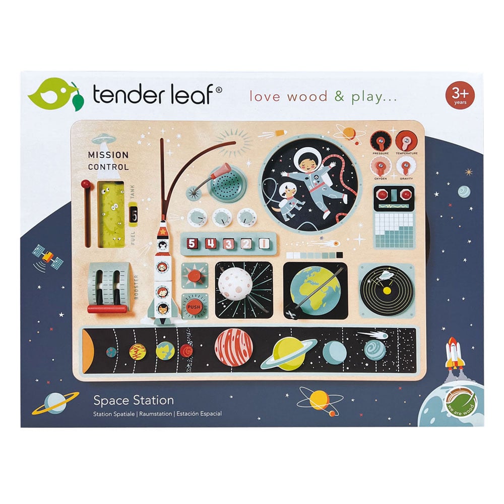 Statie spatiala din lemn premium, Tender Leaf Toys din imagine noua responsabilitatesociala.ro