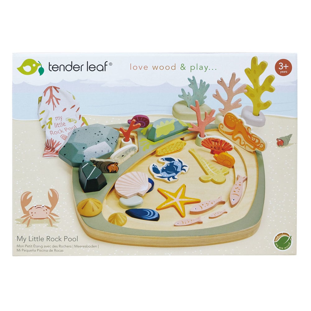 Colectia Mea De Pietre Din Lemn Premium, Tender Leaf Toys