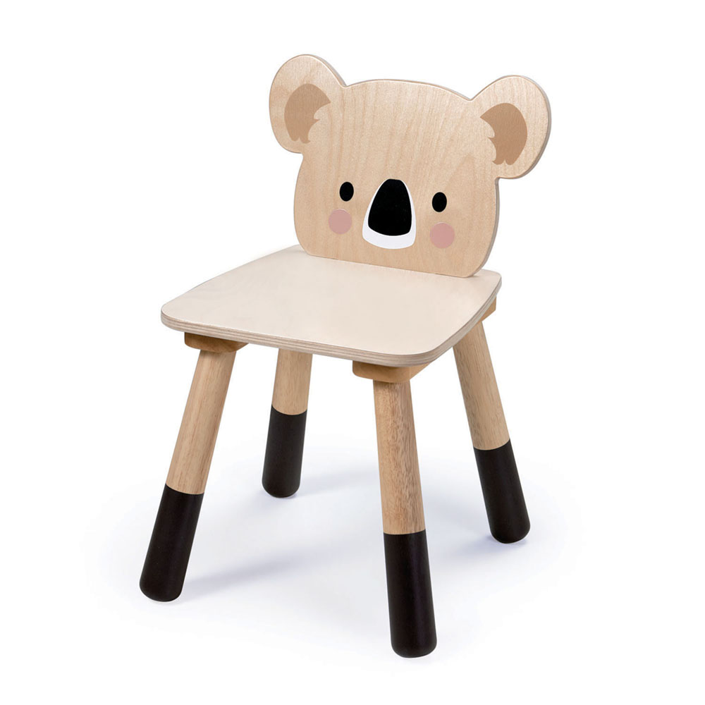 Scaunel Koala din lemn premium, Tender Leaf Toys accesorii imagine 2022