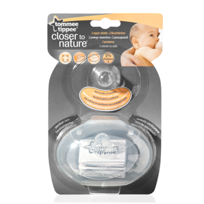 protectoare mameloane tommee tippee close to nature, 2 buc