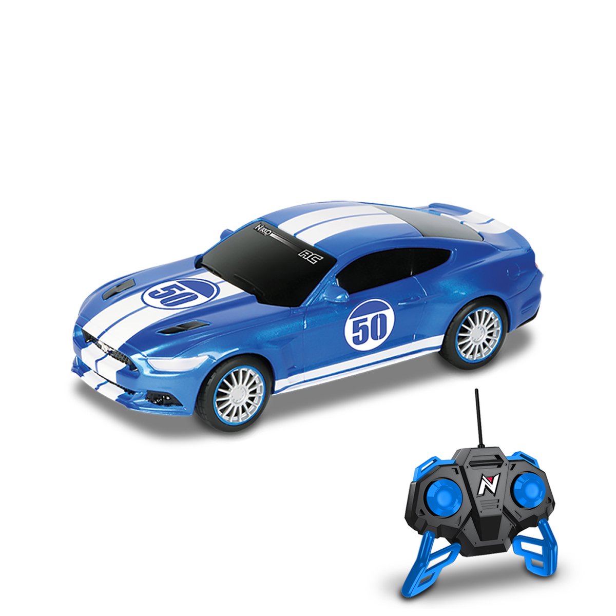 masina cu telecomanda toy state nikko street cars - ford mustang gt 1:20