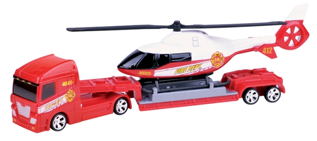 trailer cu elicopter de salvare motormax