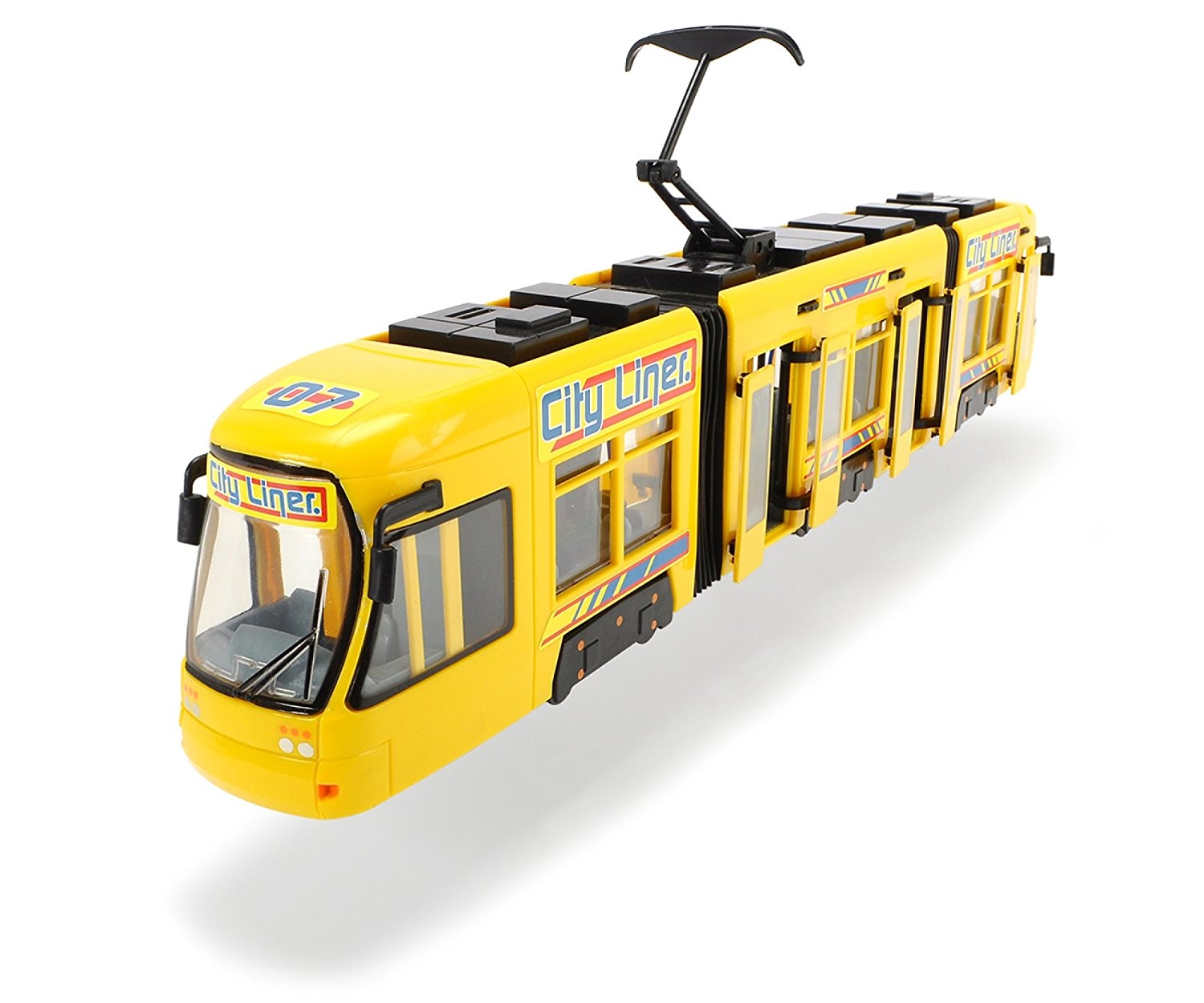 Tramvai Dickie Toys - City Liner, galben