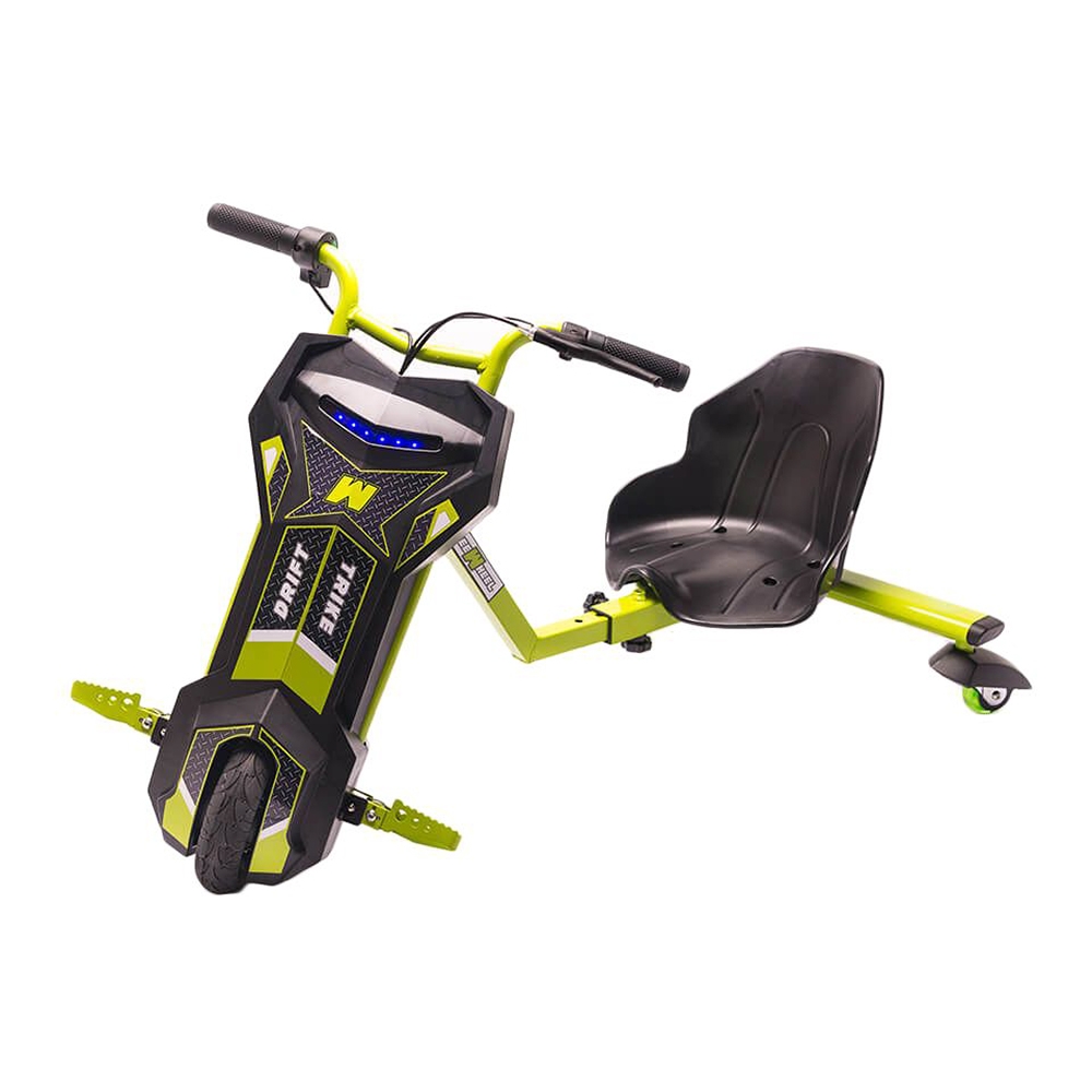 tricicleta electrica freewheel super power drifttrike verde