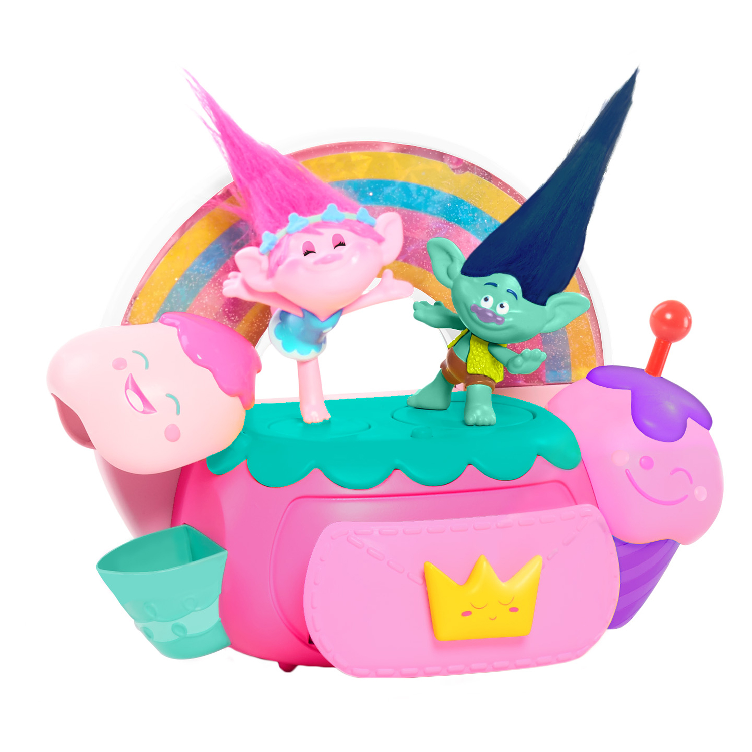Trolls - Cutie de bijuterii cu efecte luminoase si sunete