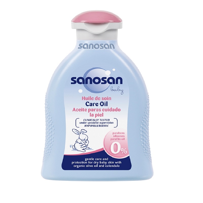 ulei bebelusi sanosan cu extract de masline si migdale, 200 ml