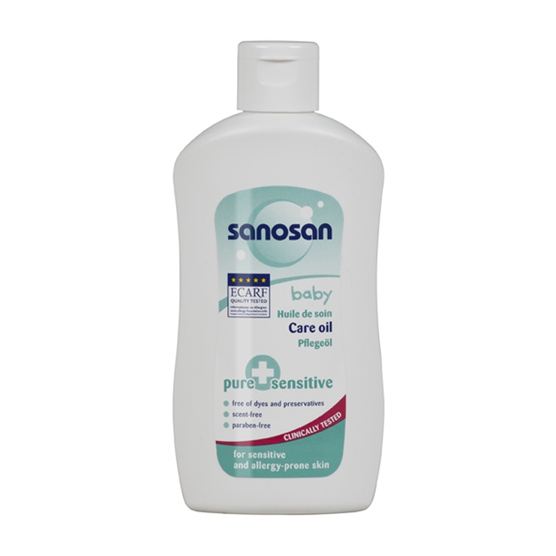 ulei de ingrijire sanosan pure and sensitive, 200ml