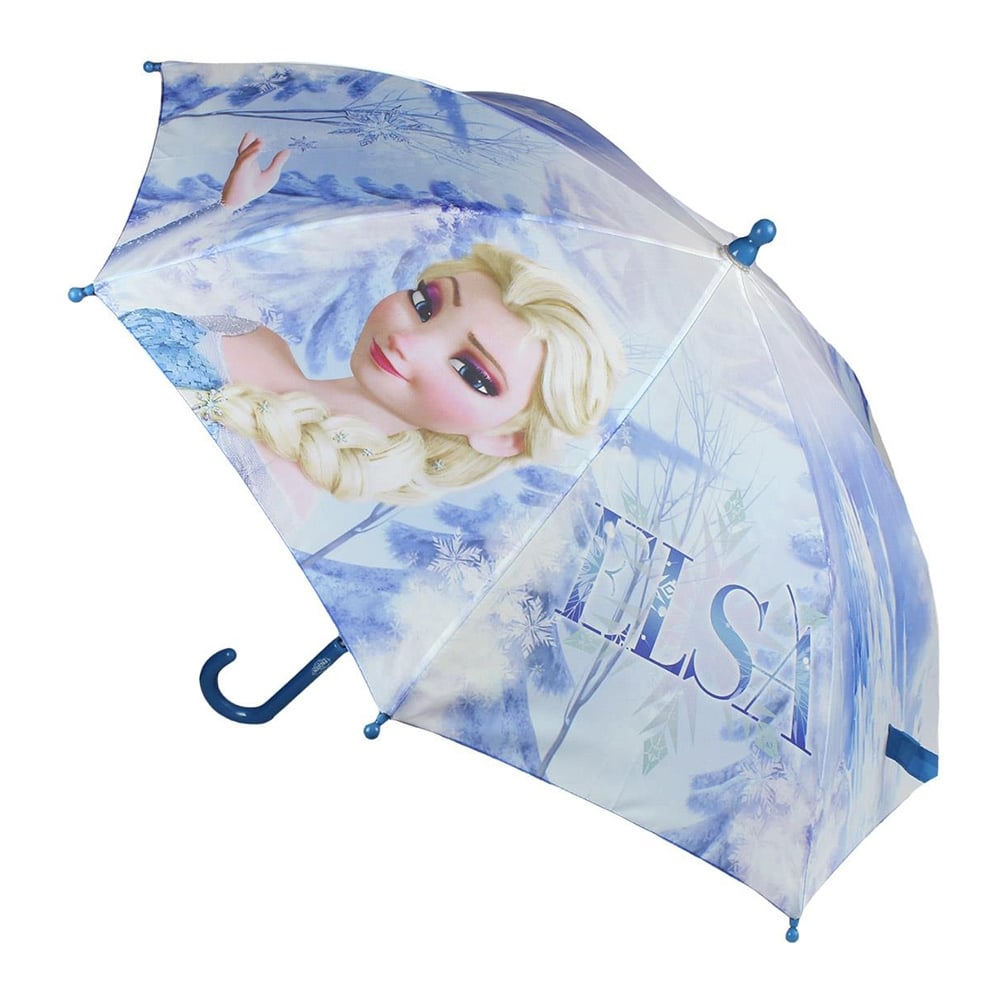 umbrela disney frozen - elsa, 42 cm, bleu