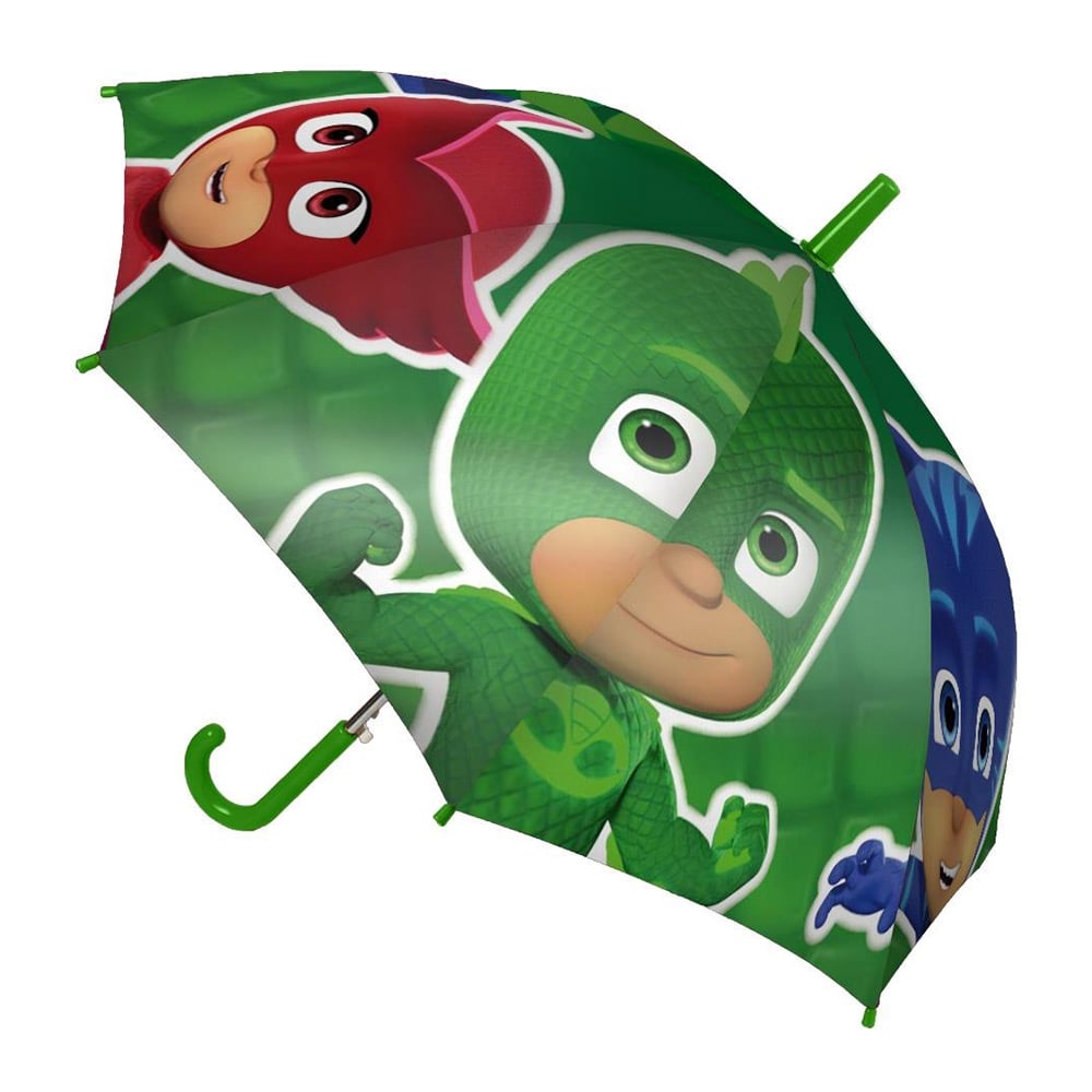 umbrela eroi in pijama, 42 cm, verde