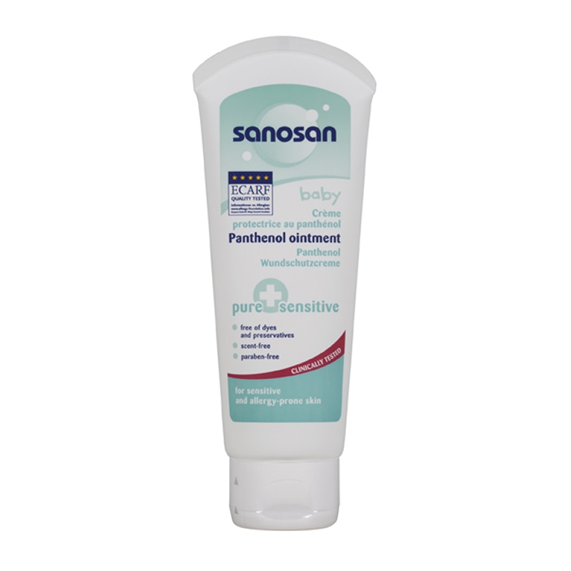 unguent cu panthenol sanosan pure and sensitive, 100ml