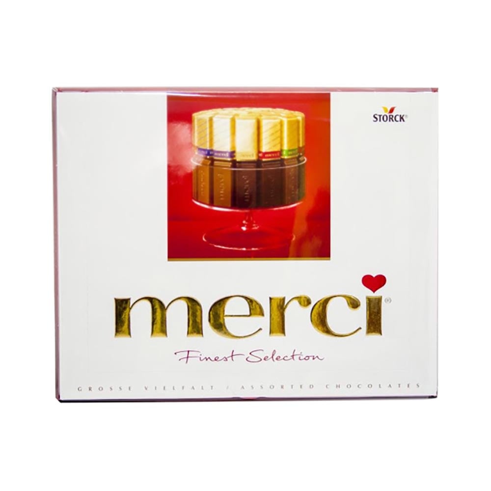 Ciocolata asortata merci, 8 sortimente, 250 g