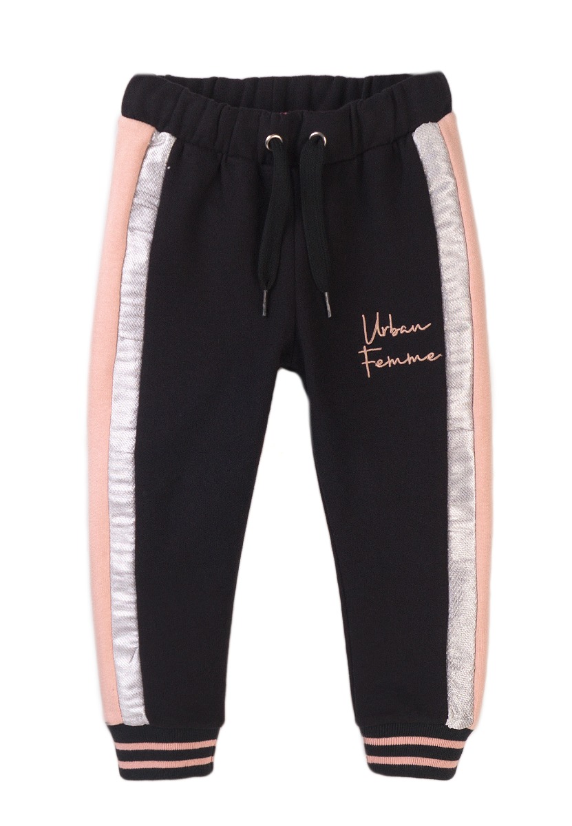 Pantaloni sport cu talie elastica si snur Minoti, Urban Femme