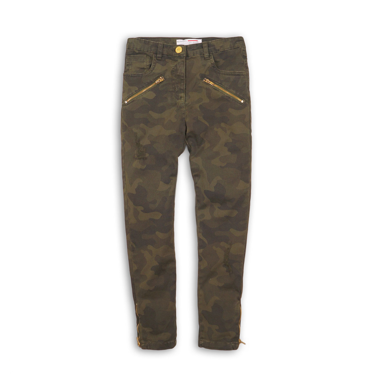 pantaloni din twill camuflaj minoti utility
