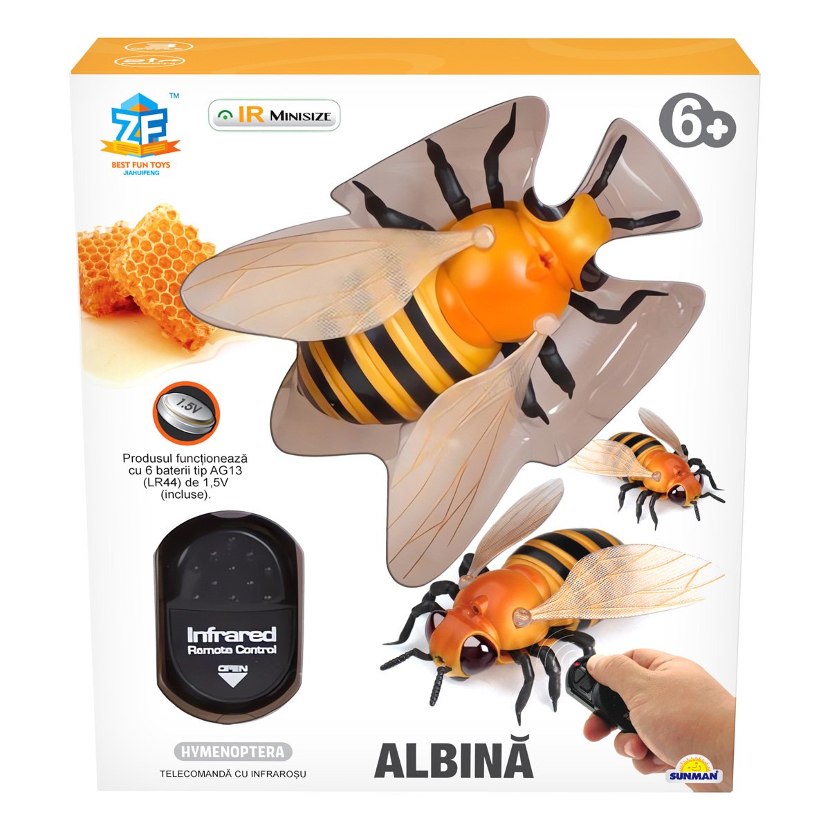 Jucarie interactiva Crazoo, Albina cu telecomanda