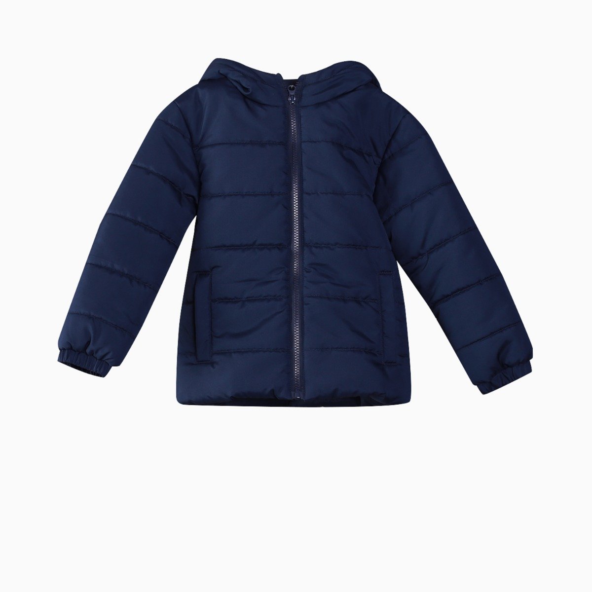 Geaca cu buzunare frontale zippy, bleumarin